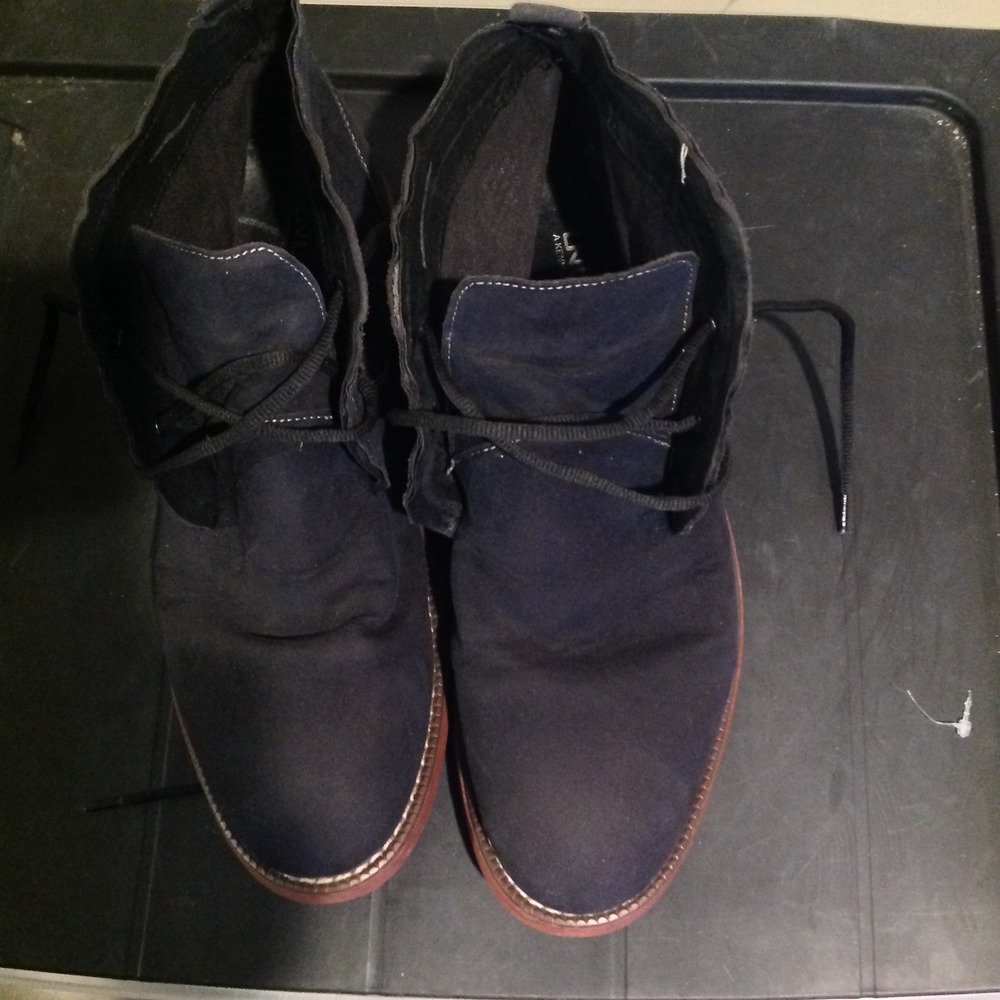 Kenneth Cole Unlisted Mens Size 10.5 Black Chukka Mid Top Boots